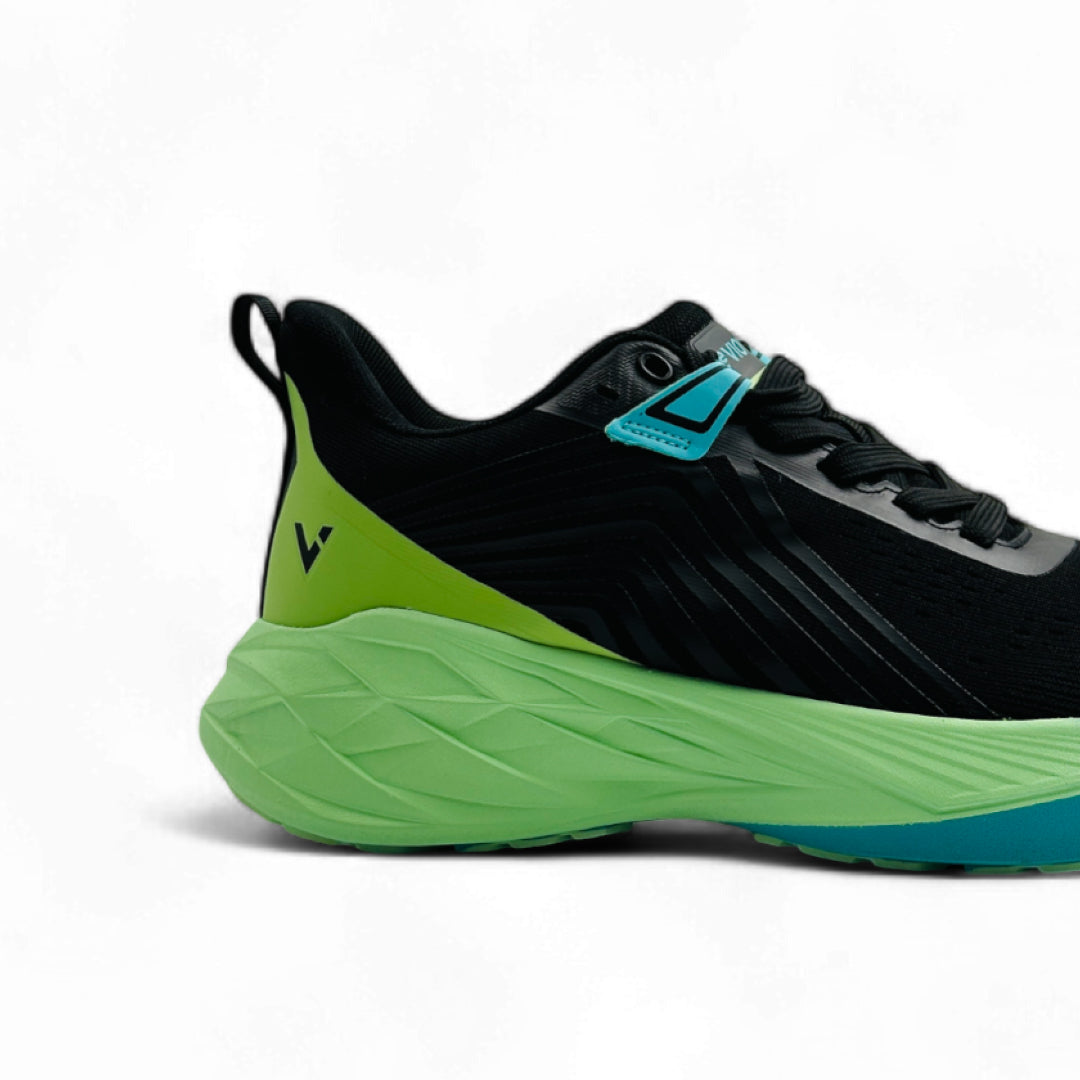 Pro Men's Running Shoes  Black/Lime