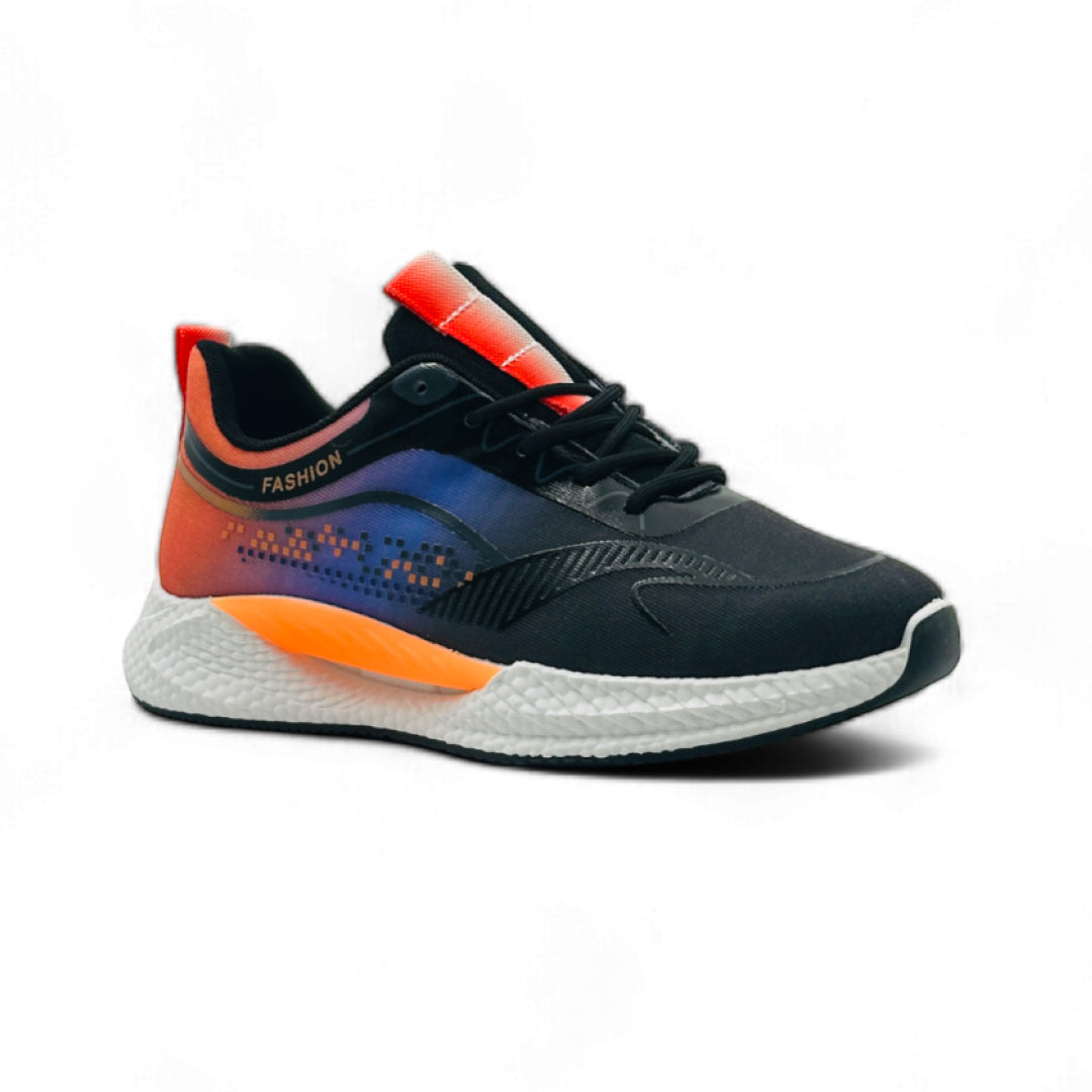 FusionStride Men's Sneakers Black Orange