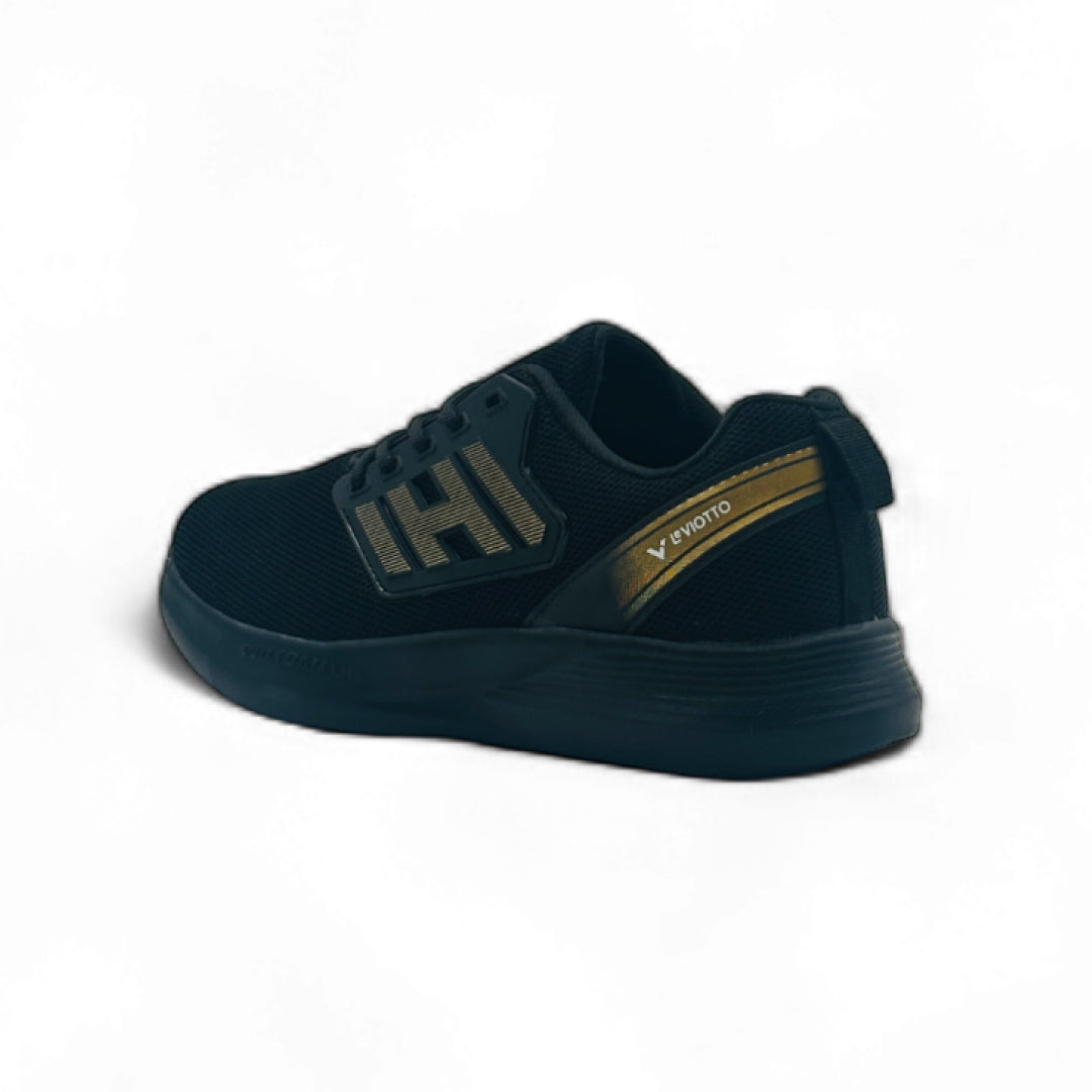 UrbanStrides Men's Sneakers Black&Gold